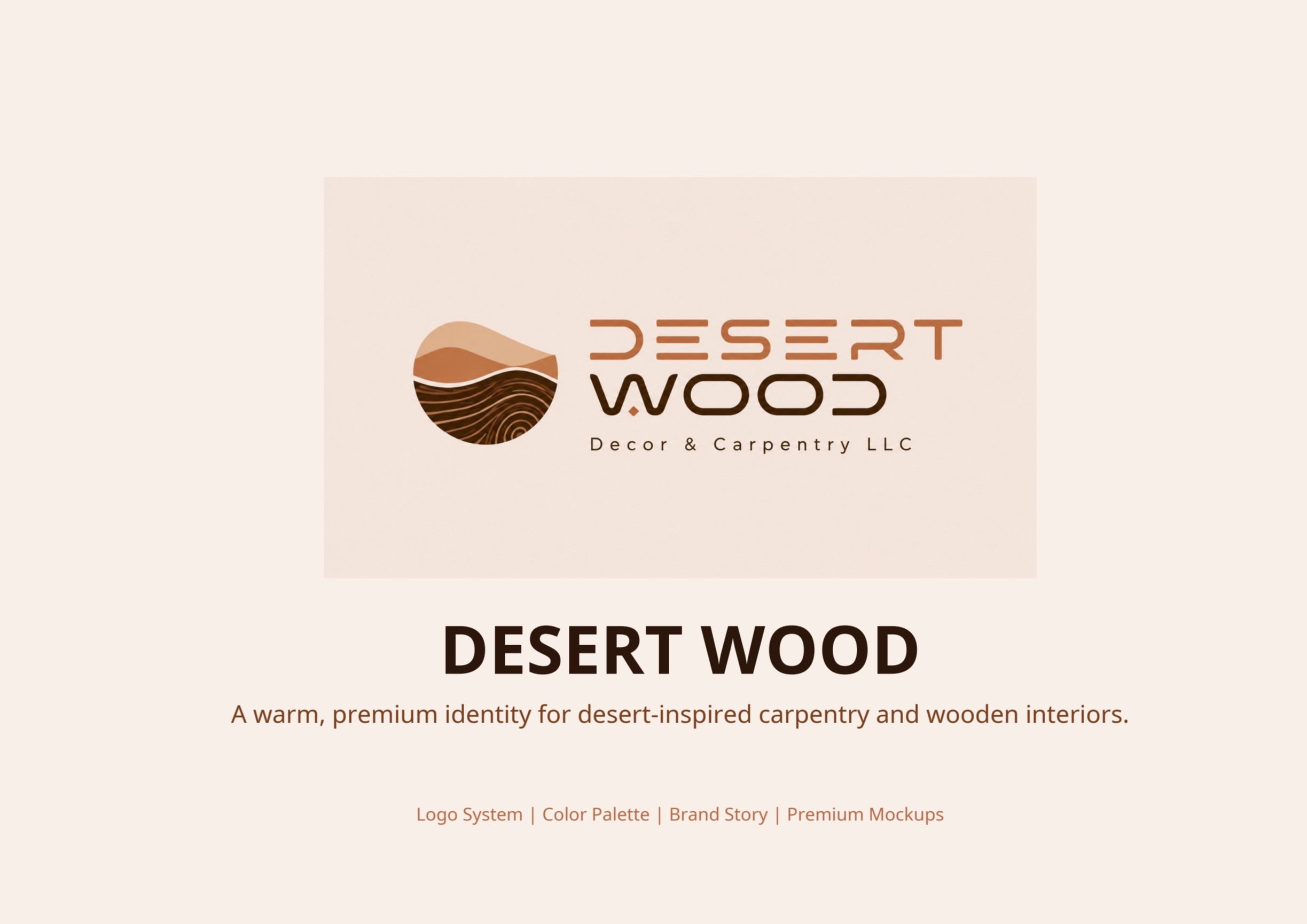 Dessertwood brand identity